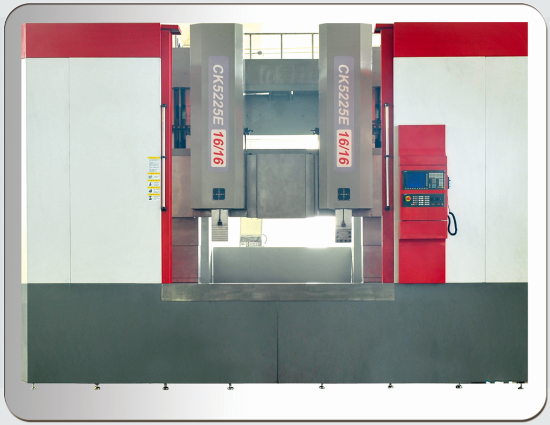 CK 5240 Disk ish qismi uchun ikki ustunli vertikal torna